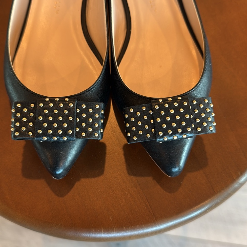 Loeffler Randall Studded Bow Classic Business Casual Office Flats Women’s Size 5 - Picture 4 of 8